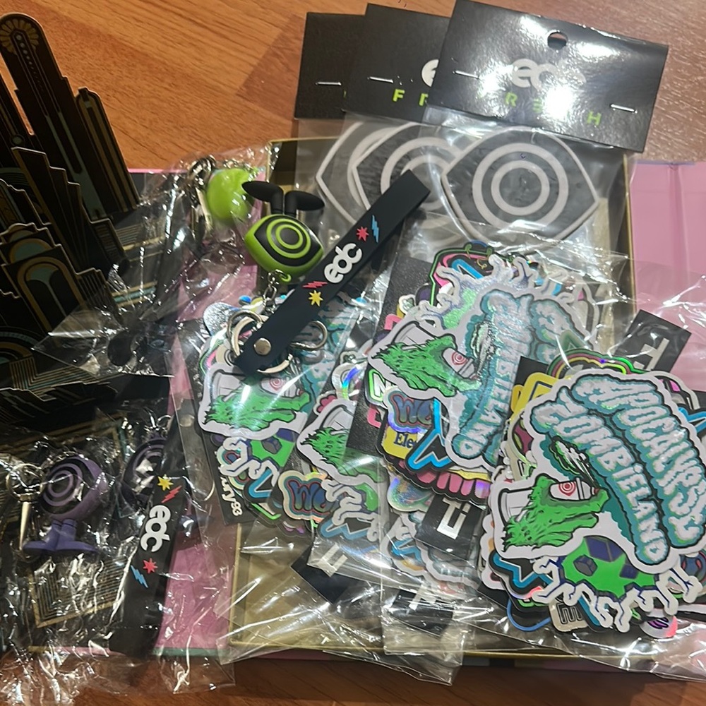 Ecko Unltd Sticker and Keychain Set